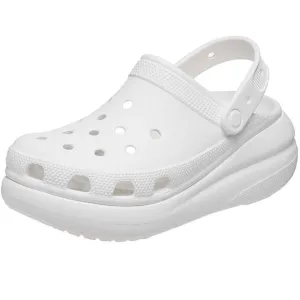Crocs Crush‎ Clogs 3-inch White Platform Casual Mens 11