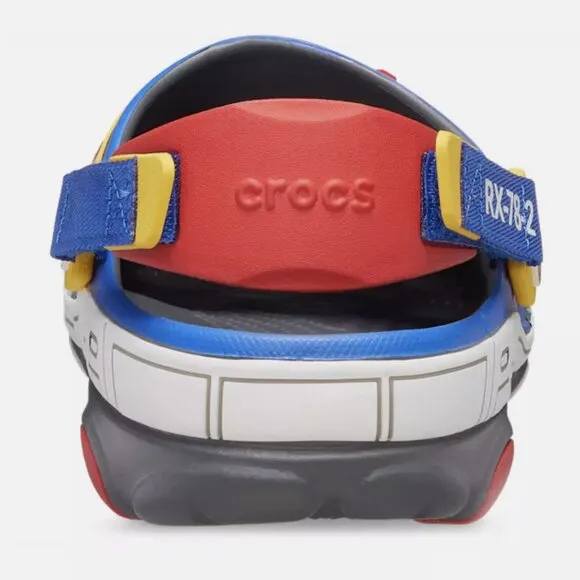 CROCS Gundam x All Terrain Clog Slides 'RX-78-2' Men's Shoes Size 7