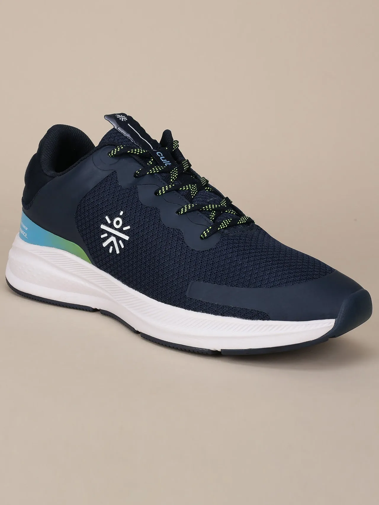 cult Men's SwiftStride Running Shoes - Navy/Green
