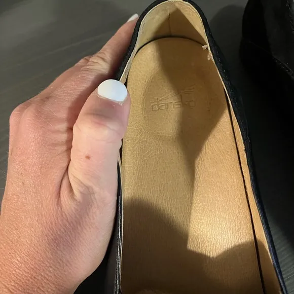 Dansko Lace Glazed Leather Shoes