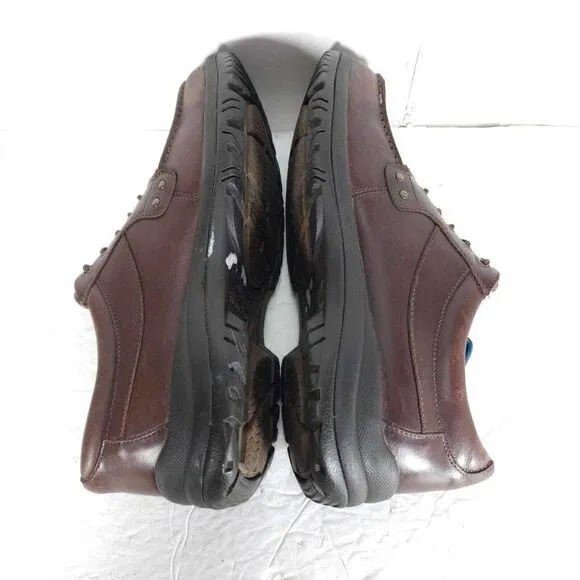Dansko Men's Wyatt EU43 US9,5-10 Brown Full Grain Leather Lace-Up Oxford Shoes