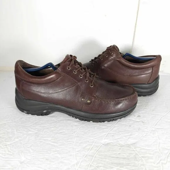 Dansko Men's Wyatt EU43 US9,5-10 Brown Full Grain Leather Lace-Up Oxford Shoes
