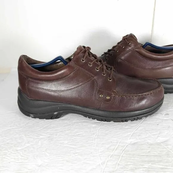 Dansko Men's Wyatt EU43 US9,5-10 Brown Full Grain Leather Lace-Up Oxford Shoes