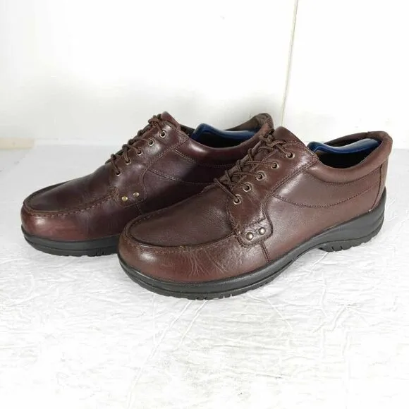 Dansko Men's Wyatt EU43 US9,5-10 Brown Full Grain Leather Lace-Up Oxford Shoes