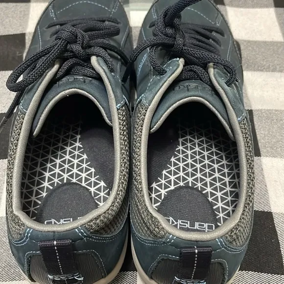 Dansko Paisley Navy Waterproof Nubuck Leather Sneaker 10-10.5 Shoes 4350751075