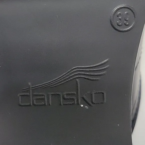 Dansko Professional Black Leather Clogs