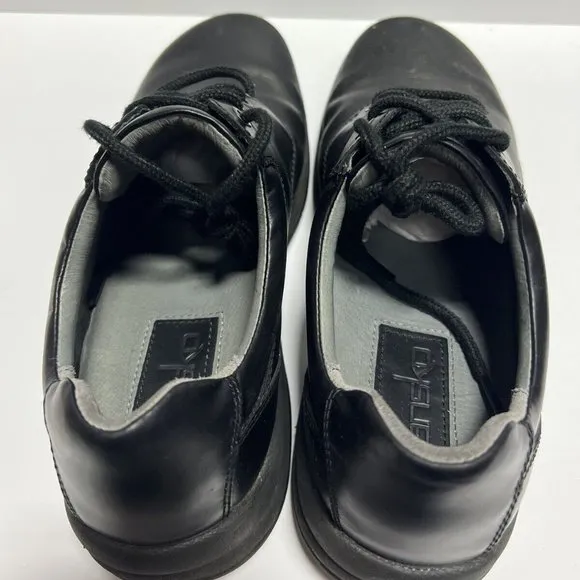 Dansko Walker Oxford Black Leather Mens Size EU42 M US8.5-9