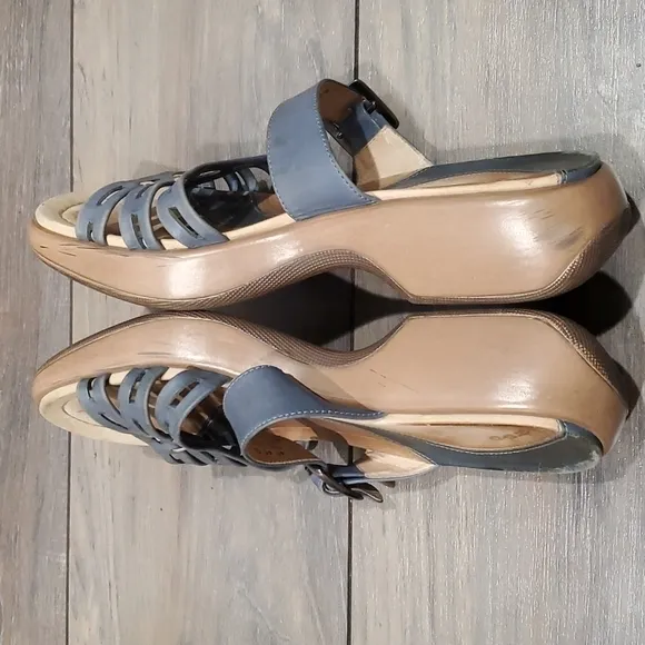 Dansko Women Laek Strappy Open Toe Platform Sandals Shoes EU41/ 10.5-11