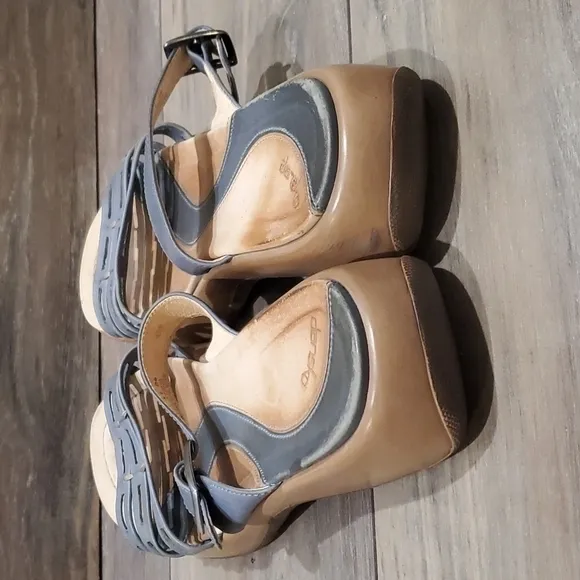 Dansko Women Laek Strappy Open Toe Platform Sandals Shoes EU41/ 10.5-11