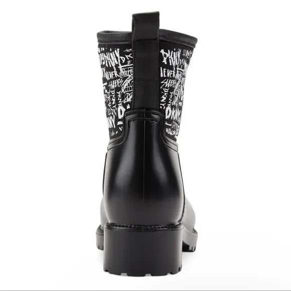 DKNY Womens Rainy Ankle Logo Boots Shoes Size 9