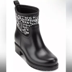 DKNY Womens Rainy Ankle Logo Boots Shoes Size 9
