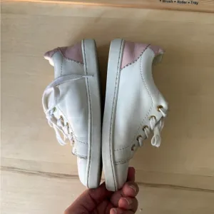 Dolce &amp; Gabbana Girls Kids Pink and White Sneakers - 29  / 11.5 - Small Flaw