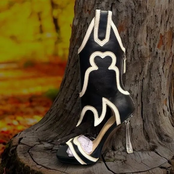 Dolls Kill Azalea Wang Heeled Festival Cutout Boots