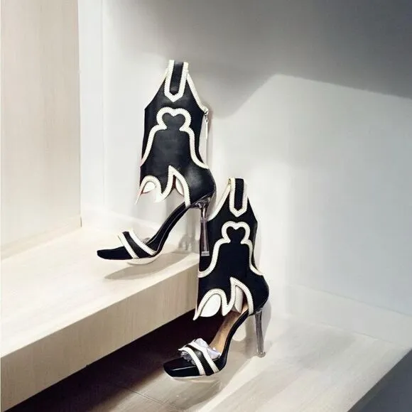 Dolls Kill Azalea Wang Heeled Festival Cutout Boots