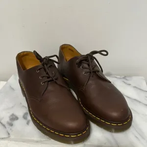 Dr Doc Martens Oxford Classic Brown Leather Men's Shoes Sz 13 NEW no box