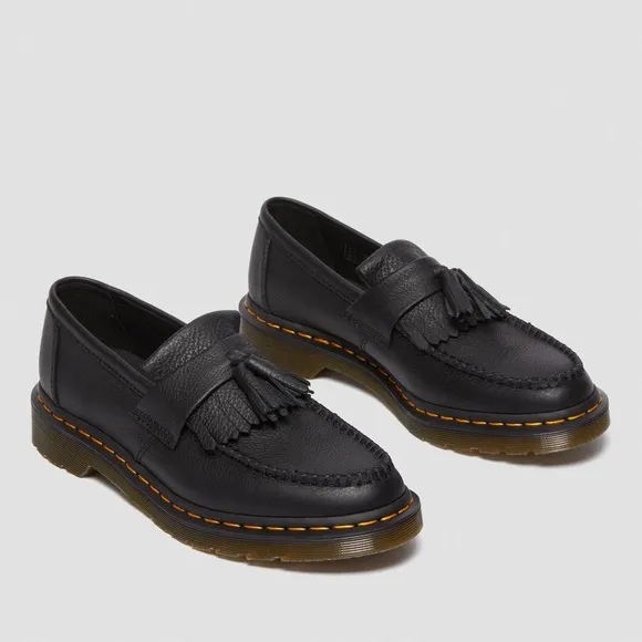 Dr. Martens Adrian Loafer Tassel Leather Slip On Shoes Lightweight