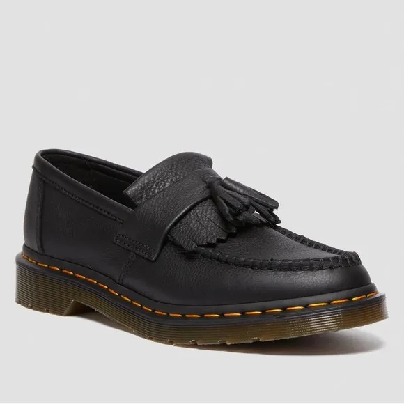 Dr. Martens Adrian Loafer Tassel Leather Slip On Shoes Lightweight