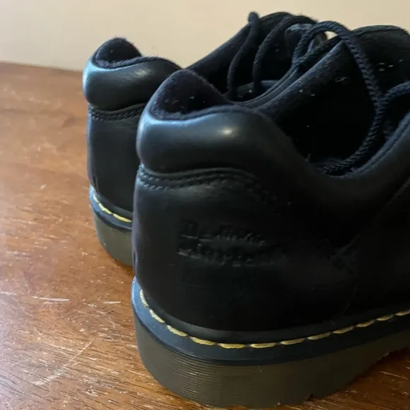 Dr Martens Black Leather Shoes Sz 13