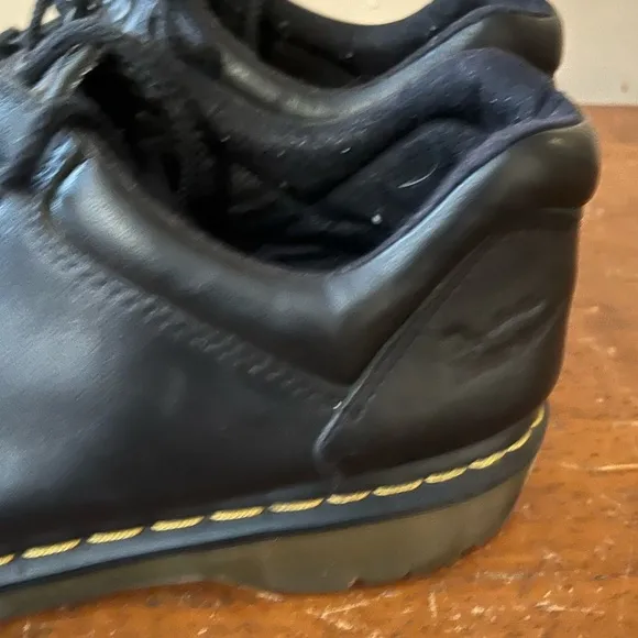 Dr Martens Black Leather Shoes Sz 13