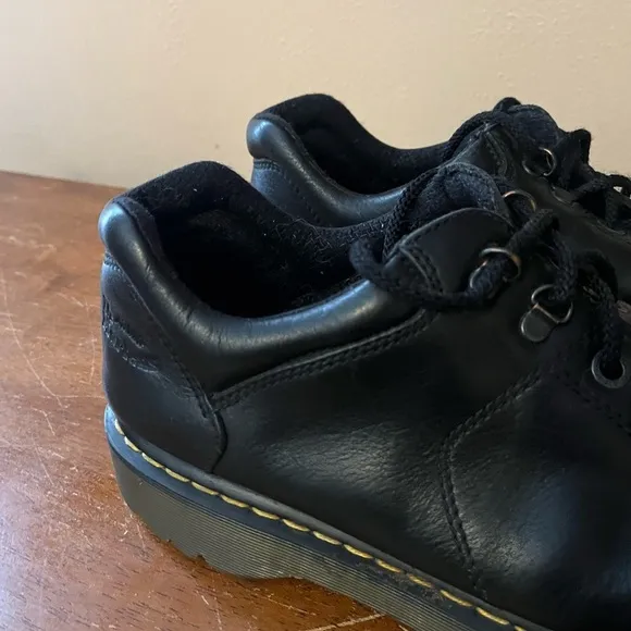 Dr Martens Black Leather Shoes Sz 13