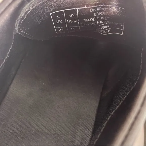Dr. Martens Black Leather Lace Up Shoes
