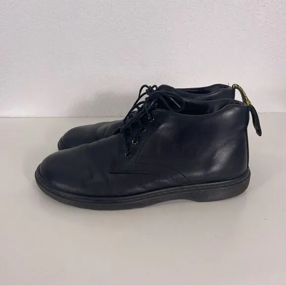 Dr. Martens Black Leather Lace Up Shoes