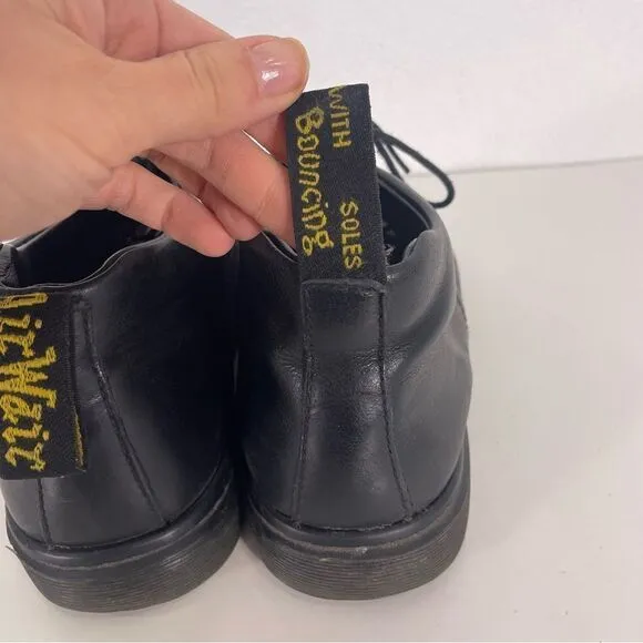 Dr. Martens Black Leather Lace Up Shoes