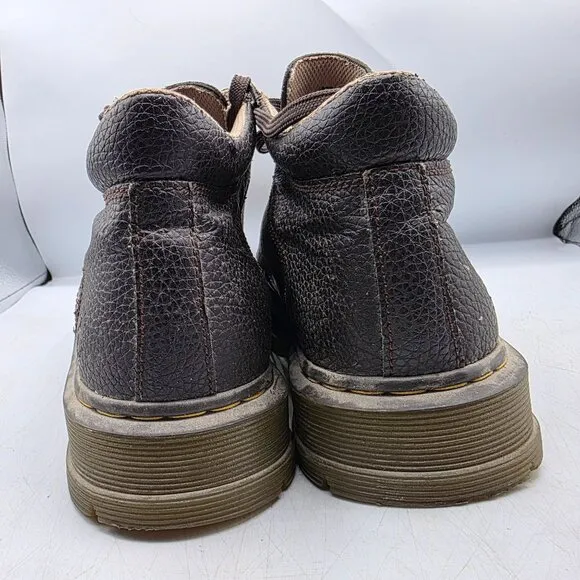 Dr Martens Garvey Mens 11 Brown Leather Chukka Ankle Boots Walking Fashion