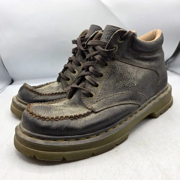 Dr Martens Garvey Mens 11 Brown Leather Chukka Ankle Boots Walking Fashion