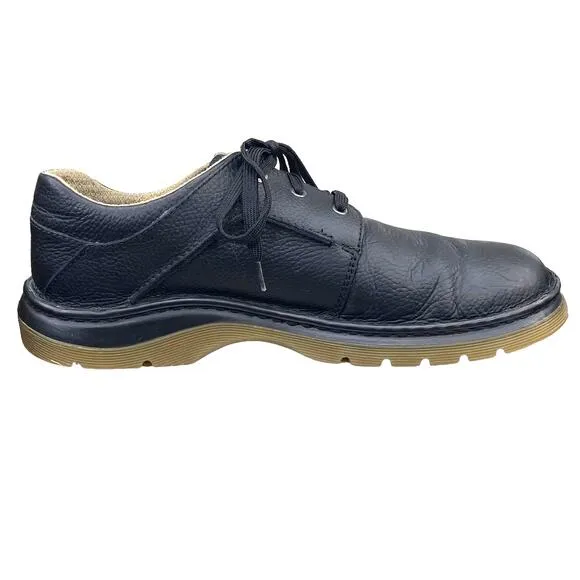 Dr. Martens Mens Ordell Black Leather Lace Up Oxfords Size US 11