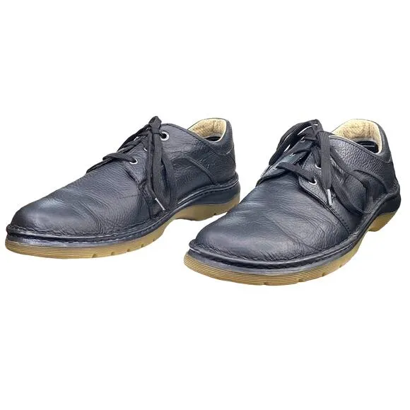 Dr. Martens Mens Ordell Black Leather Lace Up Oxfords Size US 11