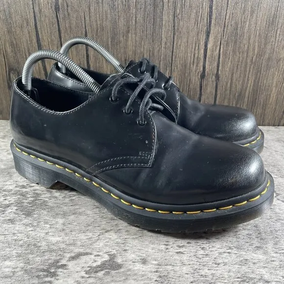 Dr. Martens Women’s Size 10 Black Smooth Leather 1461 Oxford Shoes