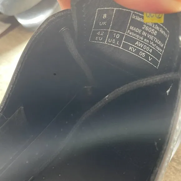 Dr. Martens Women’s Size 10 Black Smooth Leather 1461 Oxford Shoes