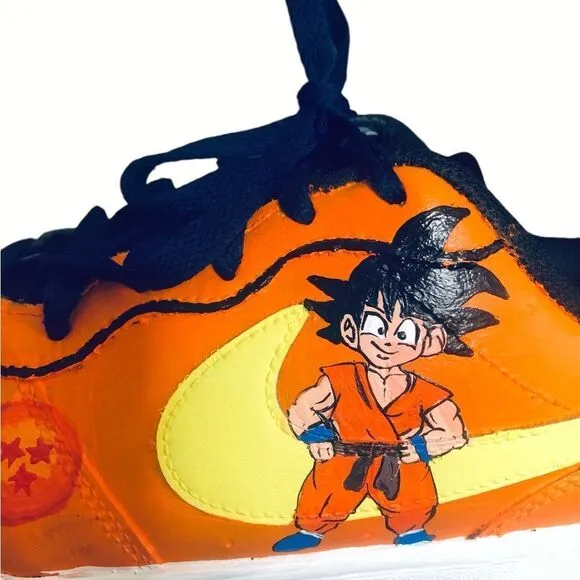 Dragon Ball Z Goku Nike Hand Painted Shoes