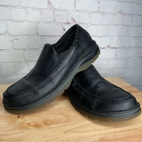 Dr. Martens Lennon Leather Loafer Slip-on Shoes Black Sz Mens 10 Womens 11 AW004