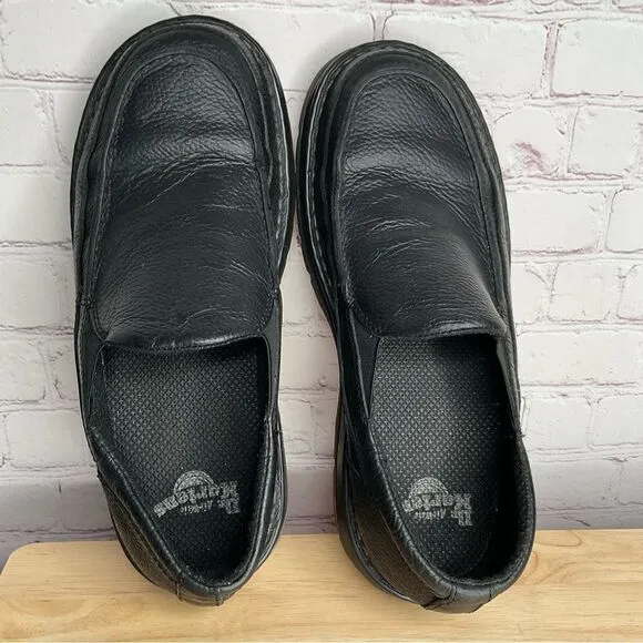 Dr. Martens Lennon Leather Loafer Slip-on Shoes Black Sz Mens 10 Womens 11 AW004