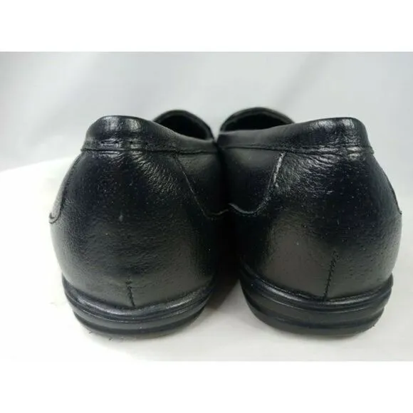 Dr. Scholls Double Air Pillow Leather Black Women Shoes Size 7.5  Medium #E94-01