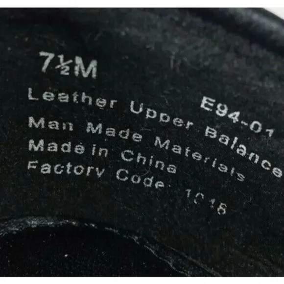 Dr. Scholls Double Air Pillow Leather Black Women Shoes Size 7.5  Medium #E94-01