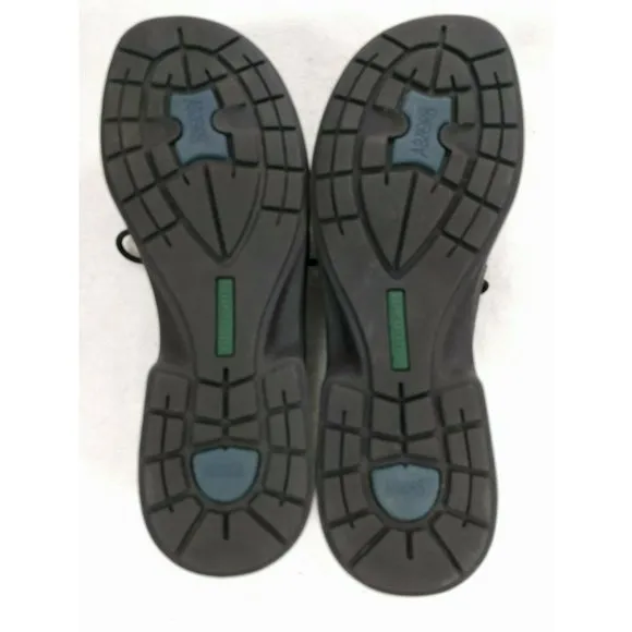 DUNHAM BLACK SUEDE LEATHER Lace Shoes Sz 8.5 AA