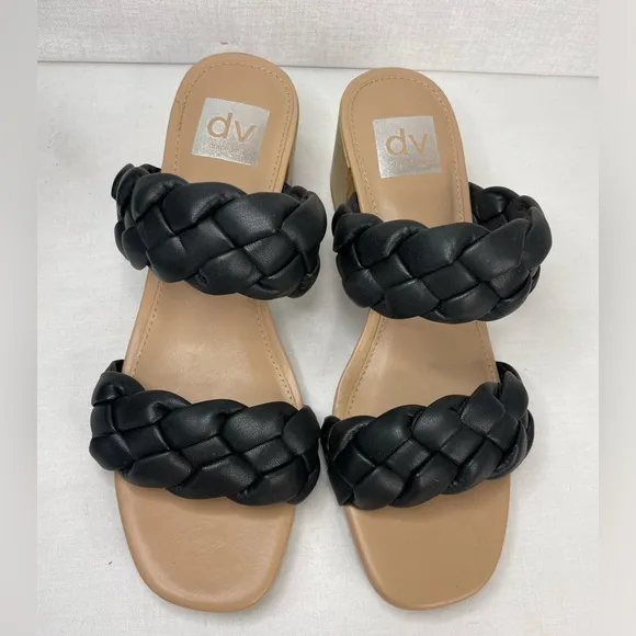 DV DOLCE VITA Women's Stacey Plush Braided Sandals‎ 8.5 M, B 267
