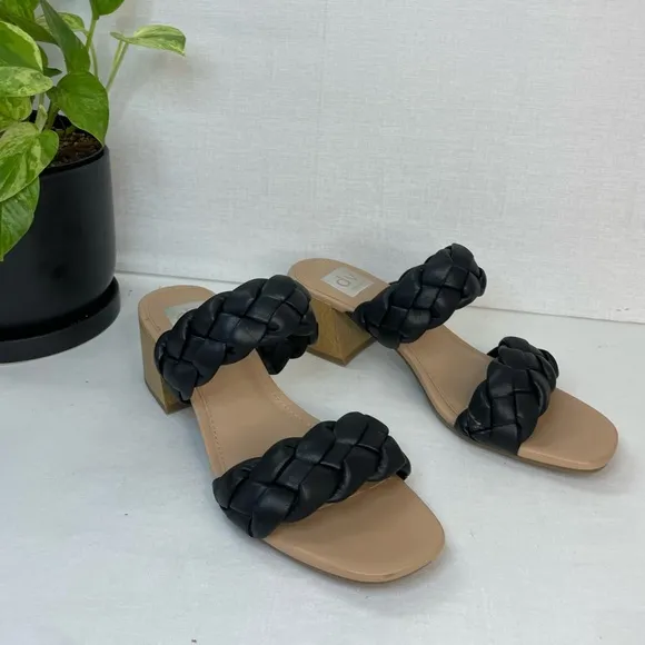 DV DOLCE VITA Women's Stacey Plush Braided Sandals‎ 8.5 M, B 267
