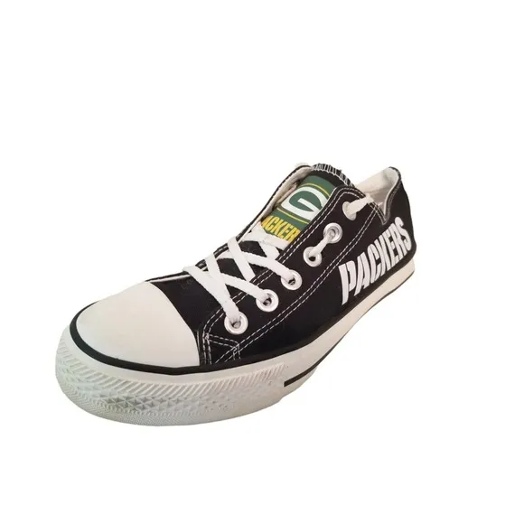 E-LOV Green Bay Packers Shoes Men's US 10 US 8.5 Size Women's‎ 42 EU