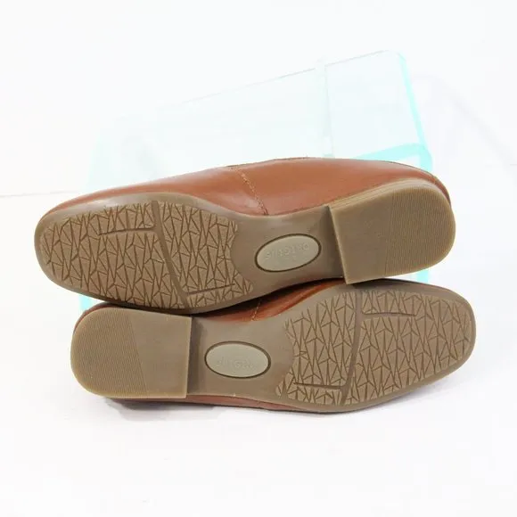 Earth Origins Ryanne Loafer NEW Women Leather Flat Shoe sz 7.5