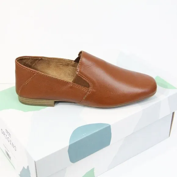 Earth Origins Ryanne Loafer NEW Women Leather Flat Shoe sz 7.5