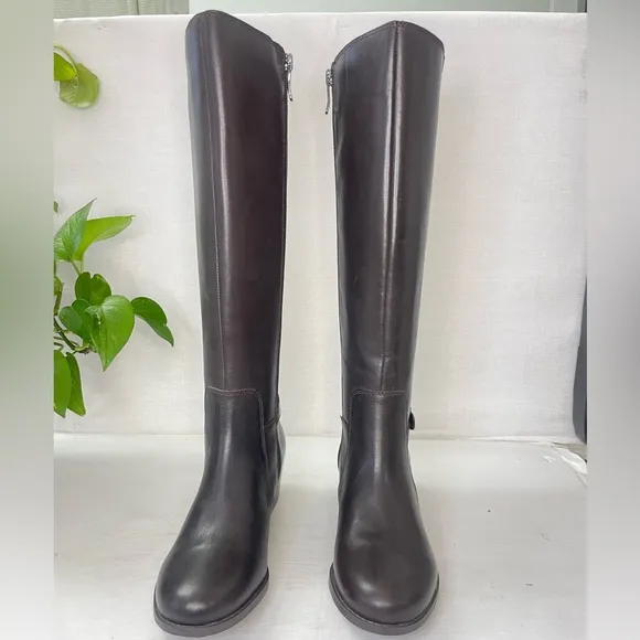 Easy Spirit Chaza Tall‎ Boots Black WIDE CALF