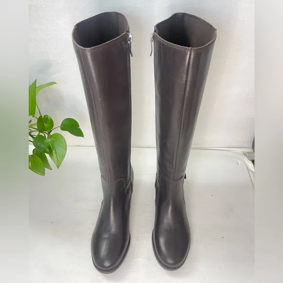 Easy Spirit Chaza Tall‎ Boots Black WIDE CALF