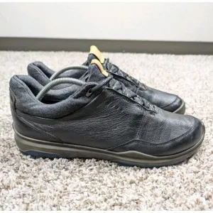 Ecco Biom Hybrid 3 Gore-Tex Yak Leather Golf Shoes Men's 10 Extra Width Black