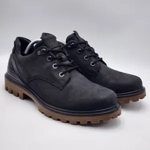 ECCO TREDTRAY Mens‎ US 9  EU 43 Leather Hydromax Shoes Black Waterproof