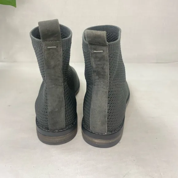 Eileen Fisher Jude Stretch Knit Bootie in Gray‎ Ankle Boots 5.5 NWOB