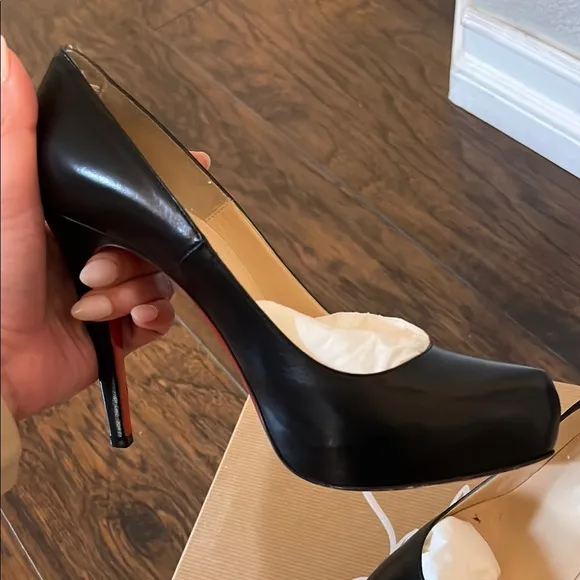 Elegant Black Christian Louboutin High Heels